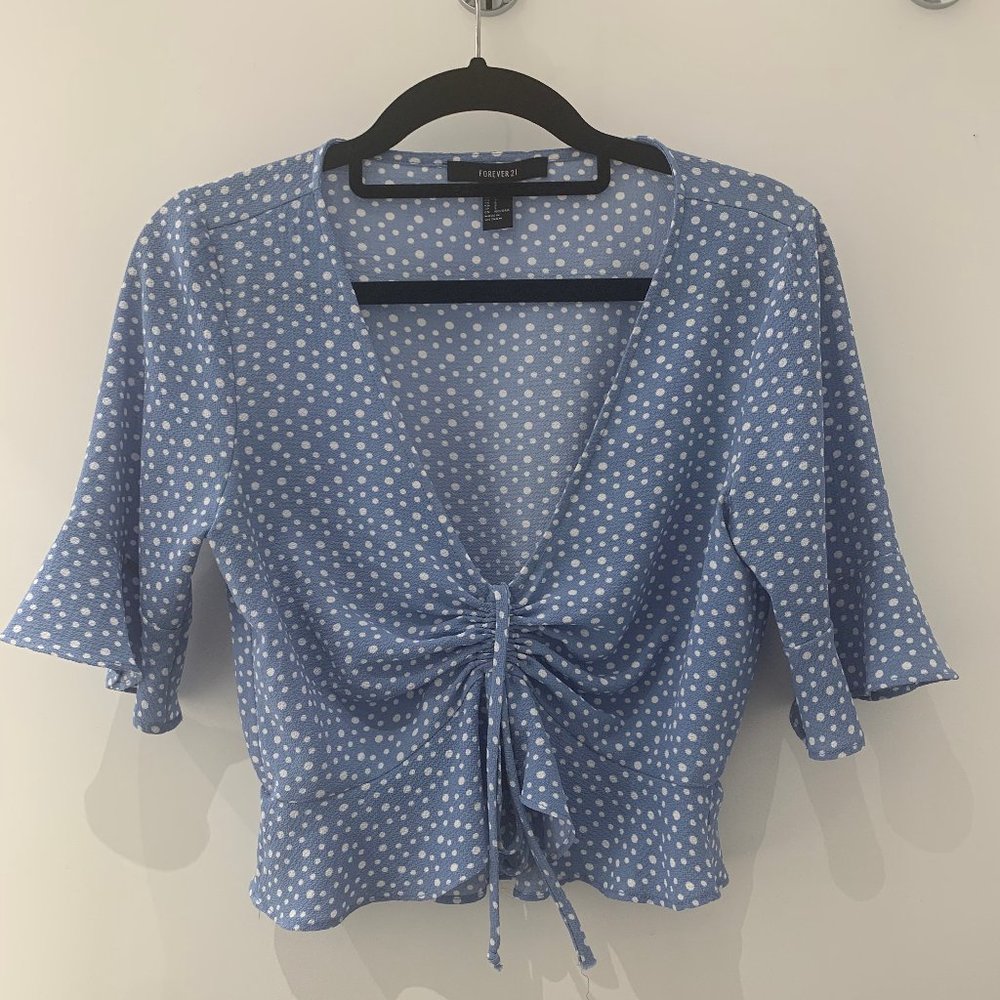 Polka- Dot Blouse